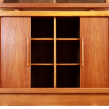 Vintage Danish design Dyrlund two-piece cabinet