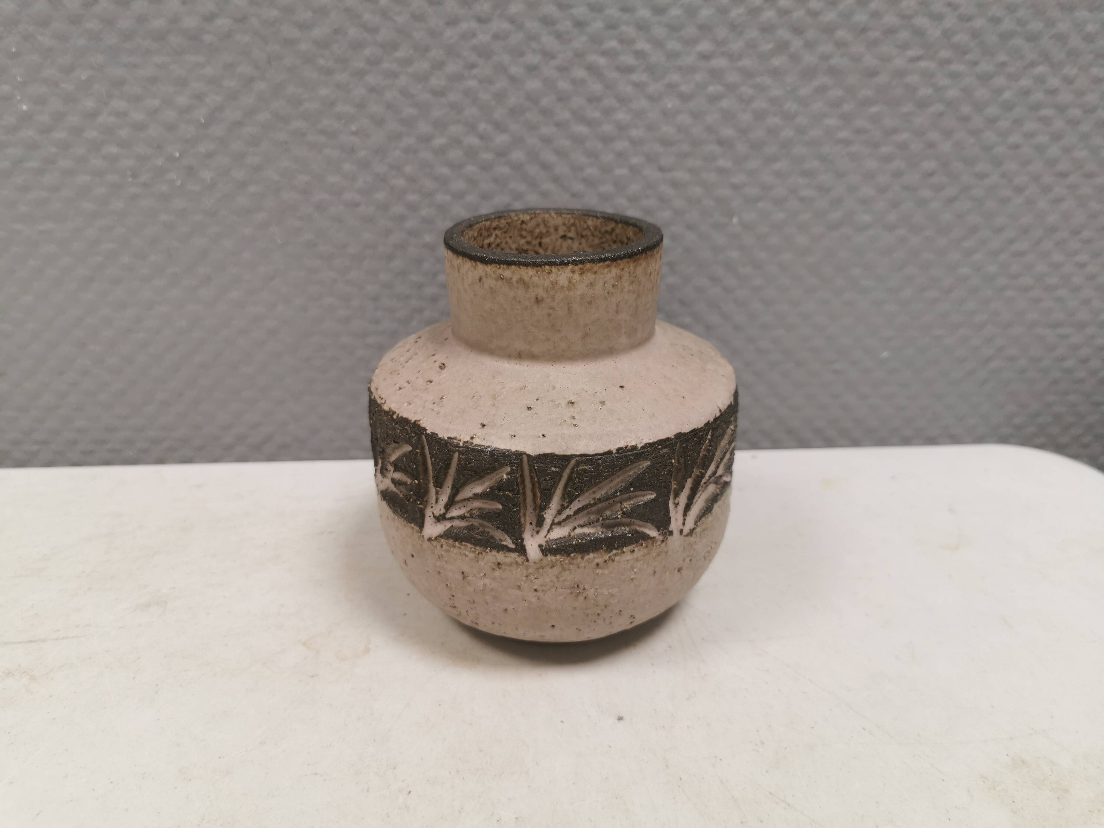 Stoneware/ceramic vase by Løvemose, Denmark, 1970s–1980s.