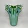 1970s Exquisite "Fazzoletto" Murano Glass Vase by Dogi. Made in Italy