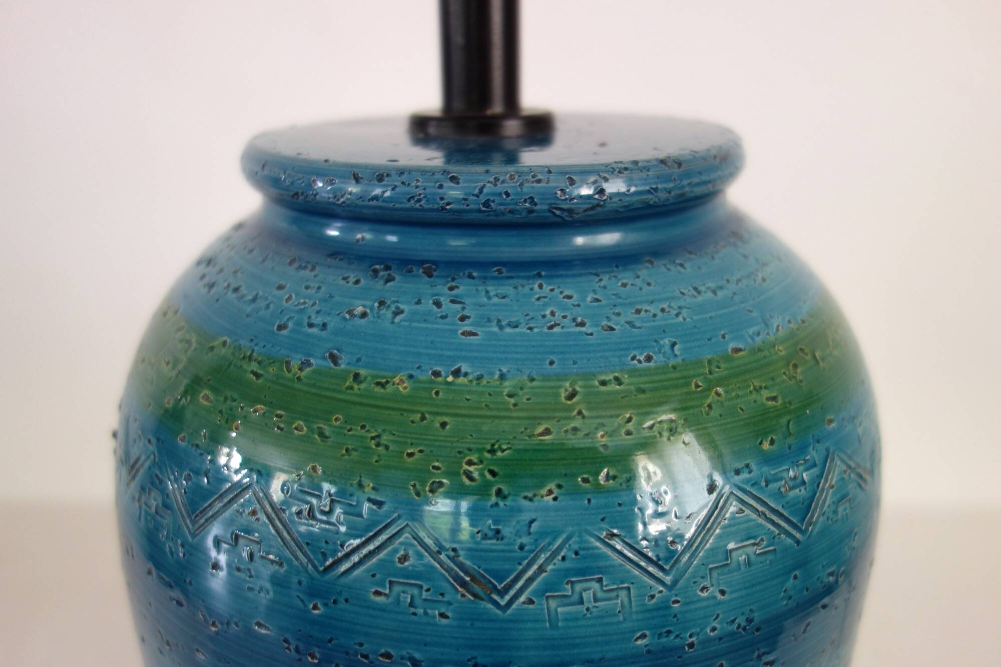 Bitossi ceramic lamp bases Italy 1970s