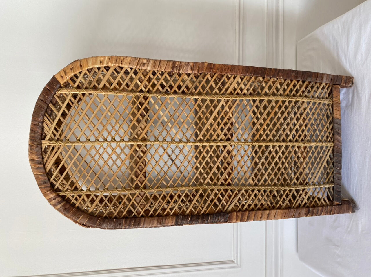 Rattan shelf