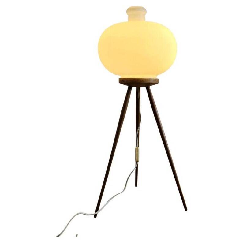 Lampe trépied de sol très rare ULUV des années 1960