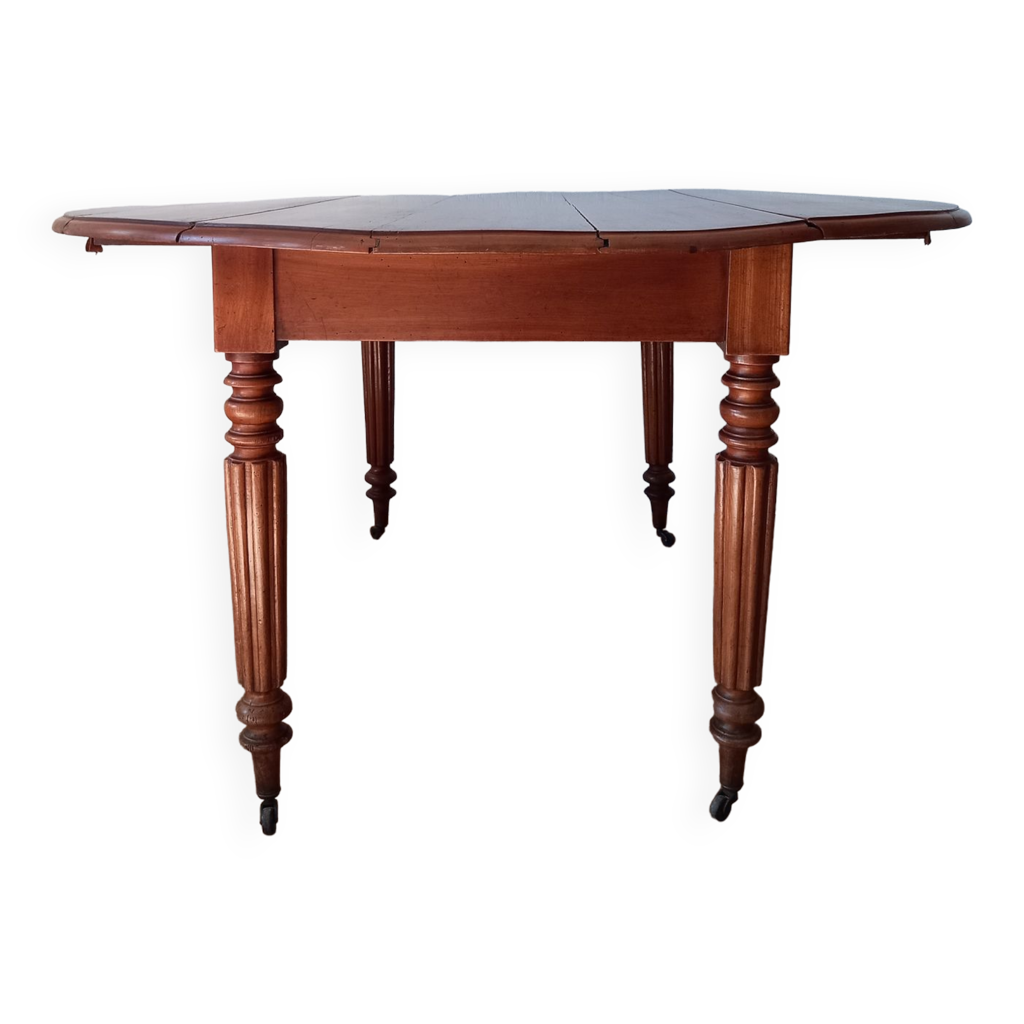 Table ronde à rabats | Selency