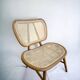 Retro rattan lounge chair / armchair / single-seater armchair