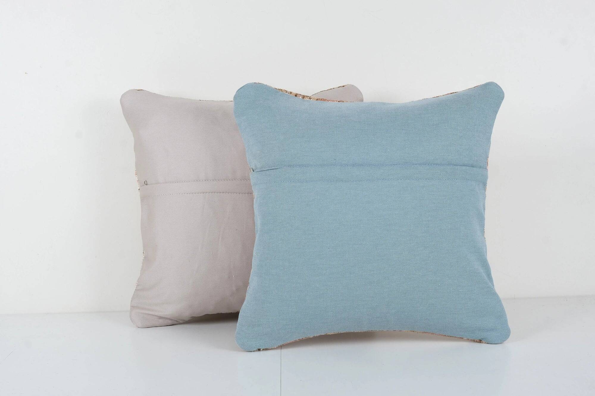 Set of 2 vintage Turkish cushion covers 46x46 cm
