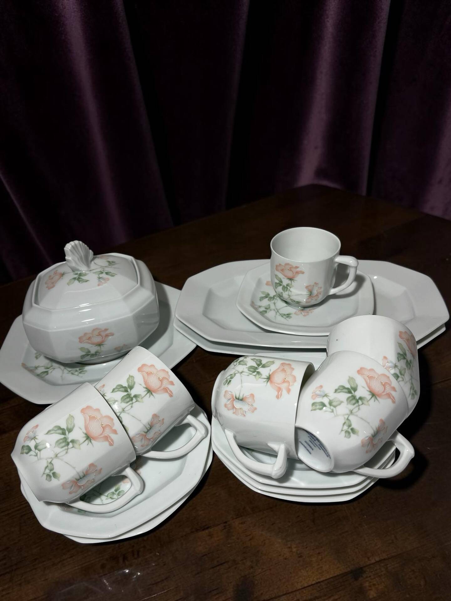 Limoges porcelain coffee service