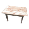 Weathered wooden table