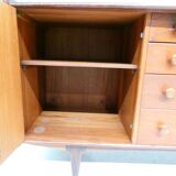 Vintage Teak Enfilade "Bow Front" – Greaves & Thomas – English Design