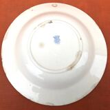 1920s Deep Plate Badonviller France Half-Porcelain