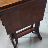 Small monastery table in pine wood.