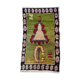 Tapis berbère vert olive 120 x 65 cm