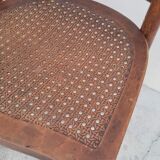 Série de 3 chaises de bistrot signé Thonet ancienne