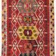 Multicolor Kilim Rug, 169x370Cm Vintage Kilim Rug, Living Room Rug,