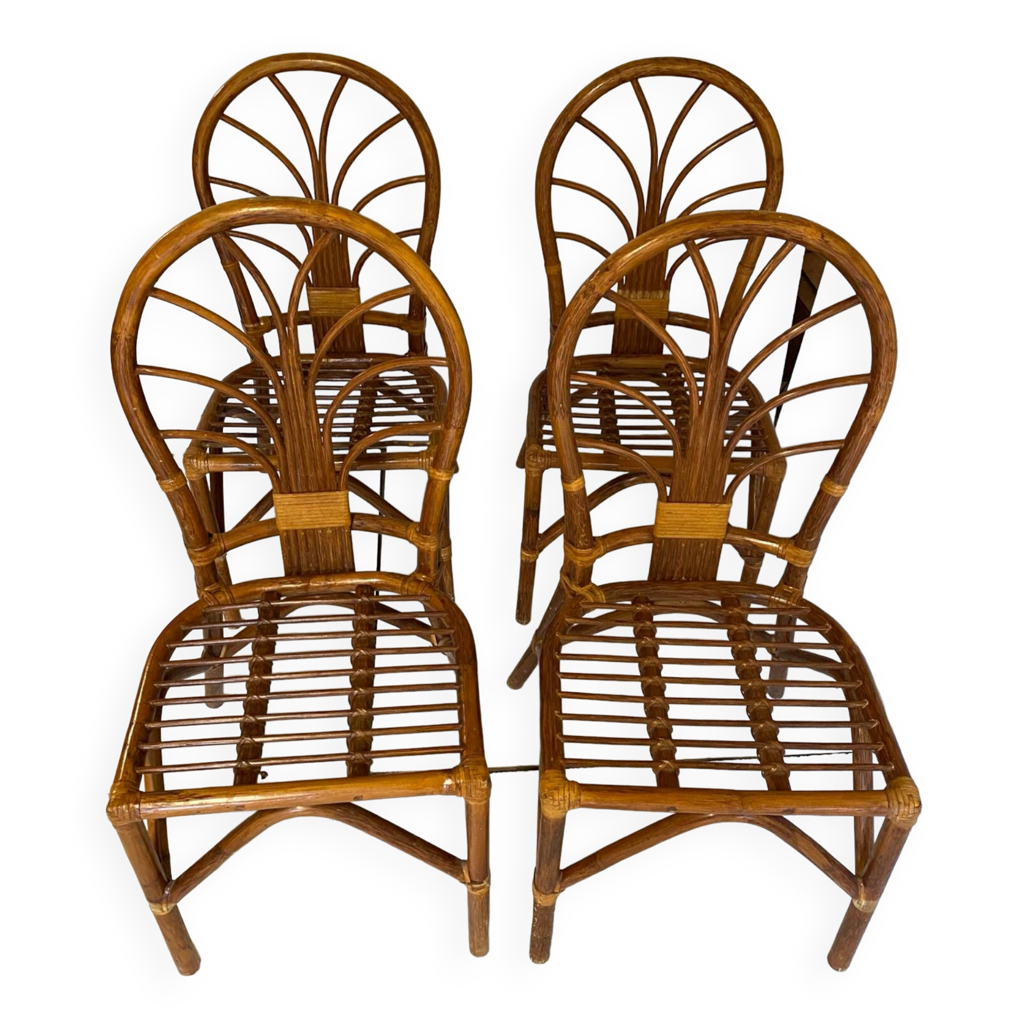 60s bamboo chairs