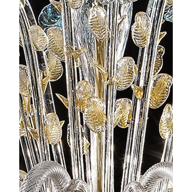 Early 21st century Murano glass chandelier