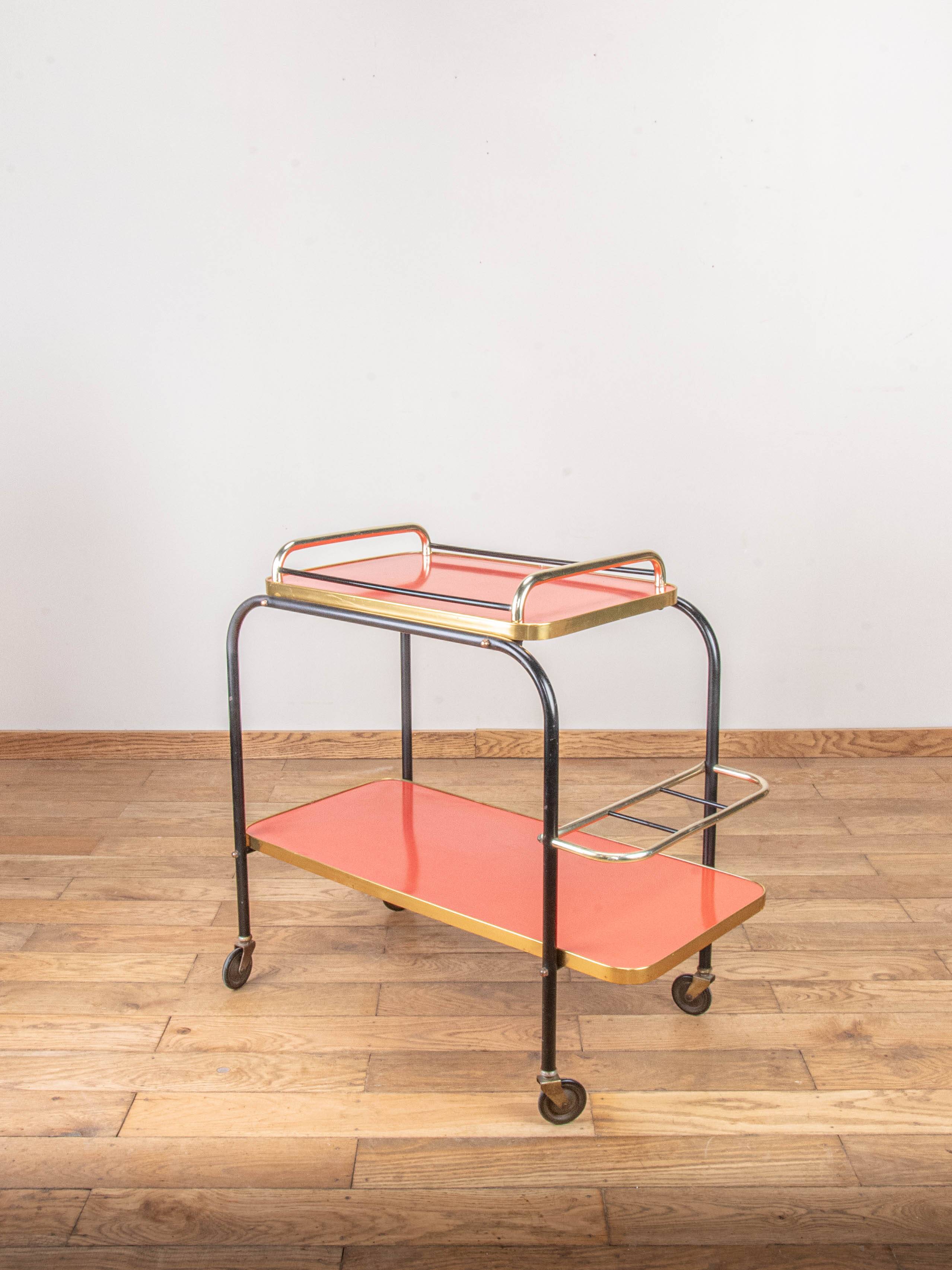 Formica serving trolley