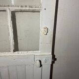 Old glass door style canopy white workshop