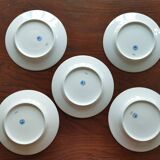 11 assiettes à dessert Raynaud vintage