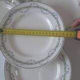 Assiettes à dessert Longwy