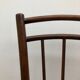 6 chaises bistro avec assise en cannage