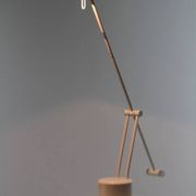 Minimalist White Adjustable Desk Lamp by Massive, Belgium — 1980s