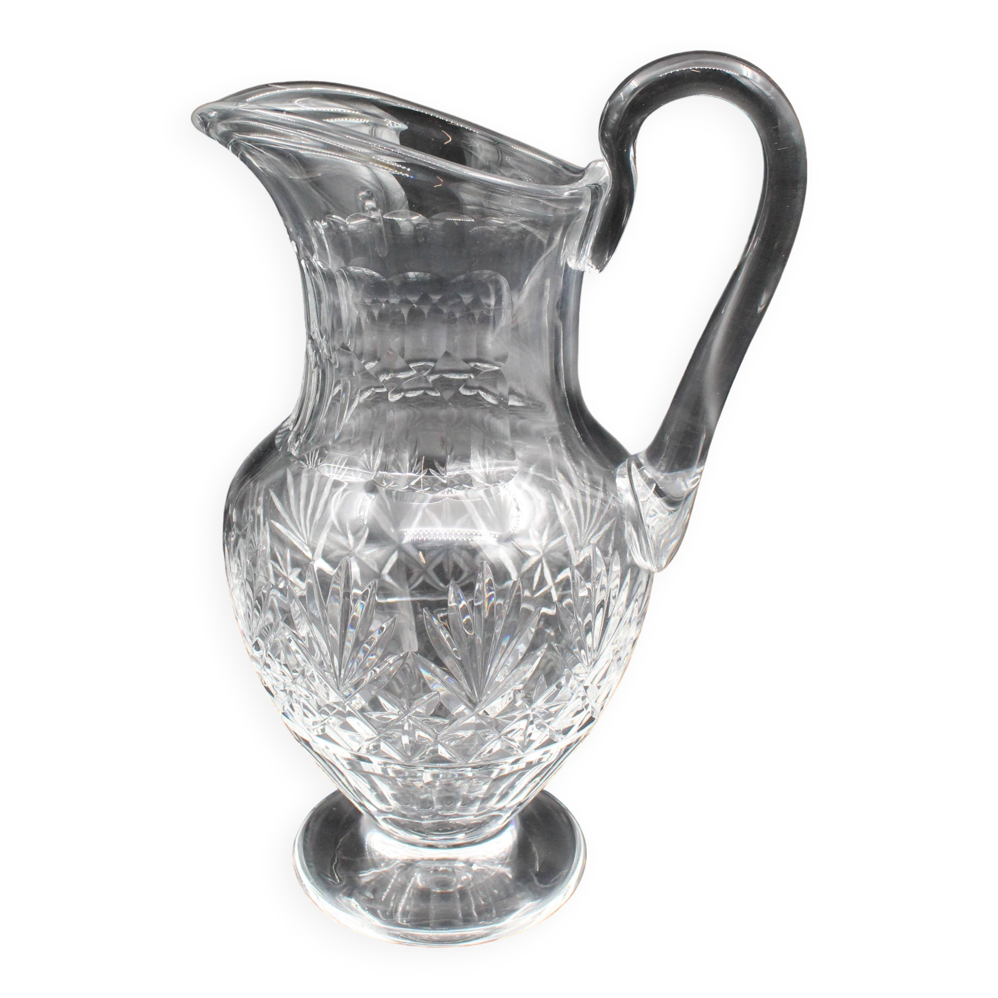 Saint-Louis crystal water jug, Massenet model H= 27 cm