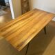 Table design en teck et acier