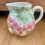 Broc carafe and small pitcher Salins slurry fruit