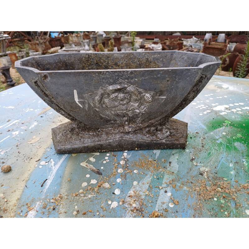 3 aluminum planters 1900