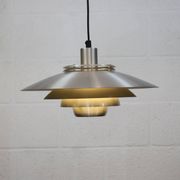 Silver Danish Jeka Metaltryk pendant Lamp - Model Dania 3020