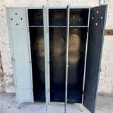 Old metal locker with 4 doors