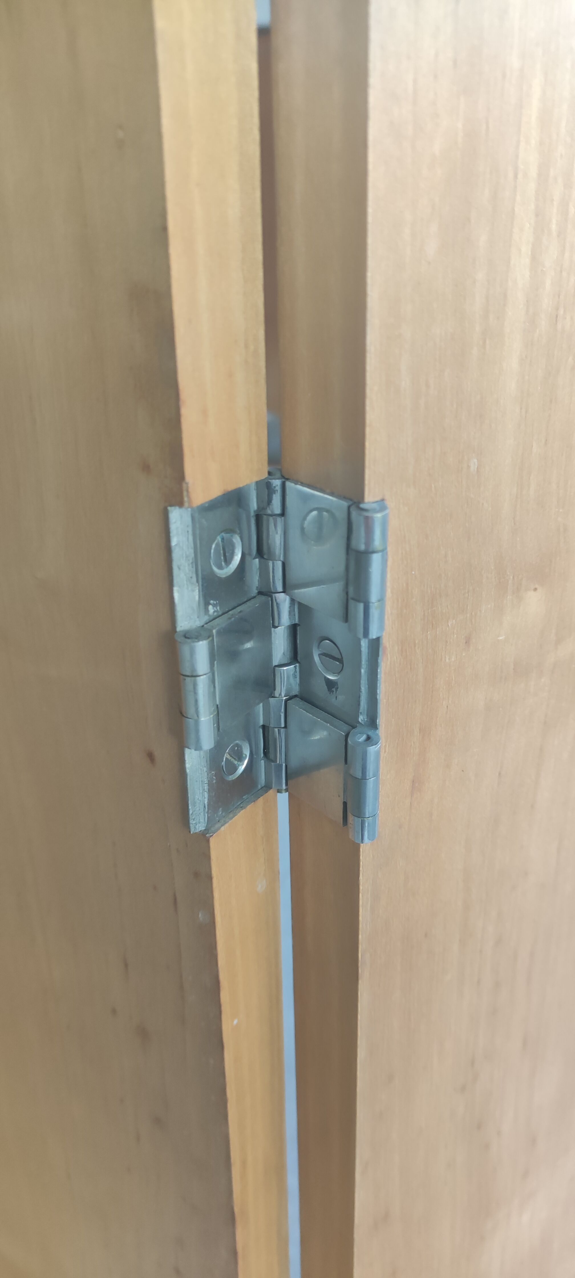 Screen 4 ventaux in elm veneer year 40-50