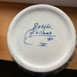 Vase couvert de Delft