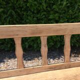19th 10th wood oak back bench