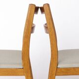 Set of 4 Vintage Oak Dining Chairs, 1960s Swedish Design by Alb Johansson