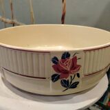 Antique Badonviller Floral Porcelain Dish, 20th Century Collection