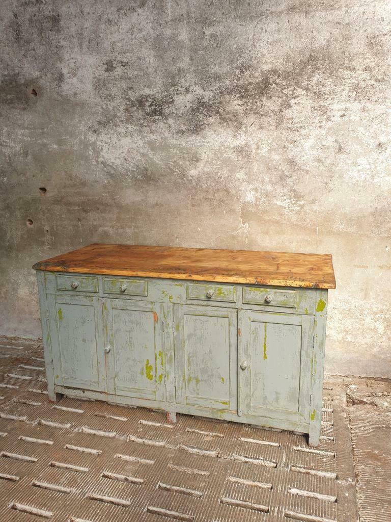 Old kitchen island workbench or sidetable