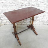 Oak bistro table from the ardennes