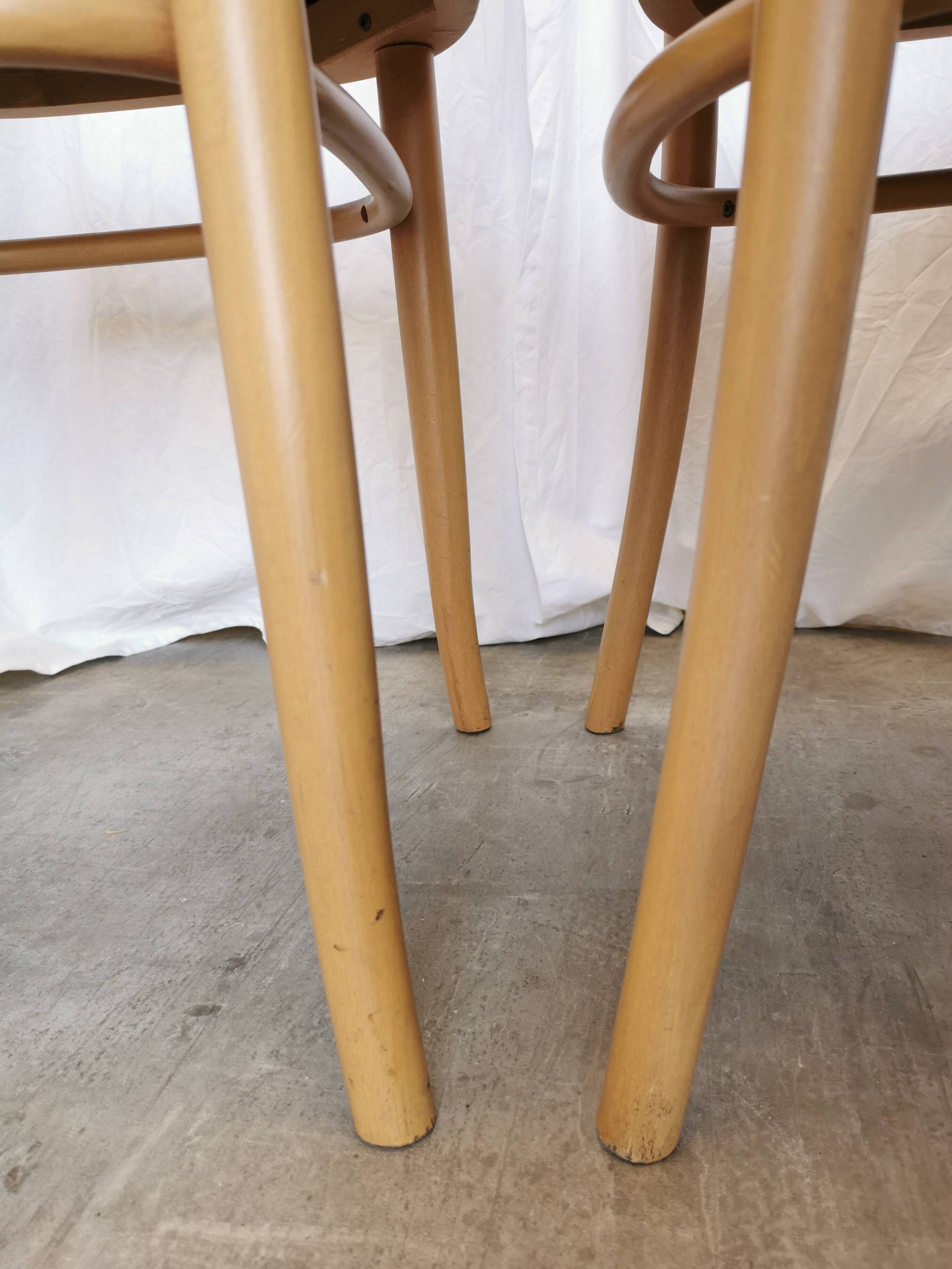 Vintage Bentwood Dining Chairs - Set of 4 - Joseph Hoffmann Thonet Design