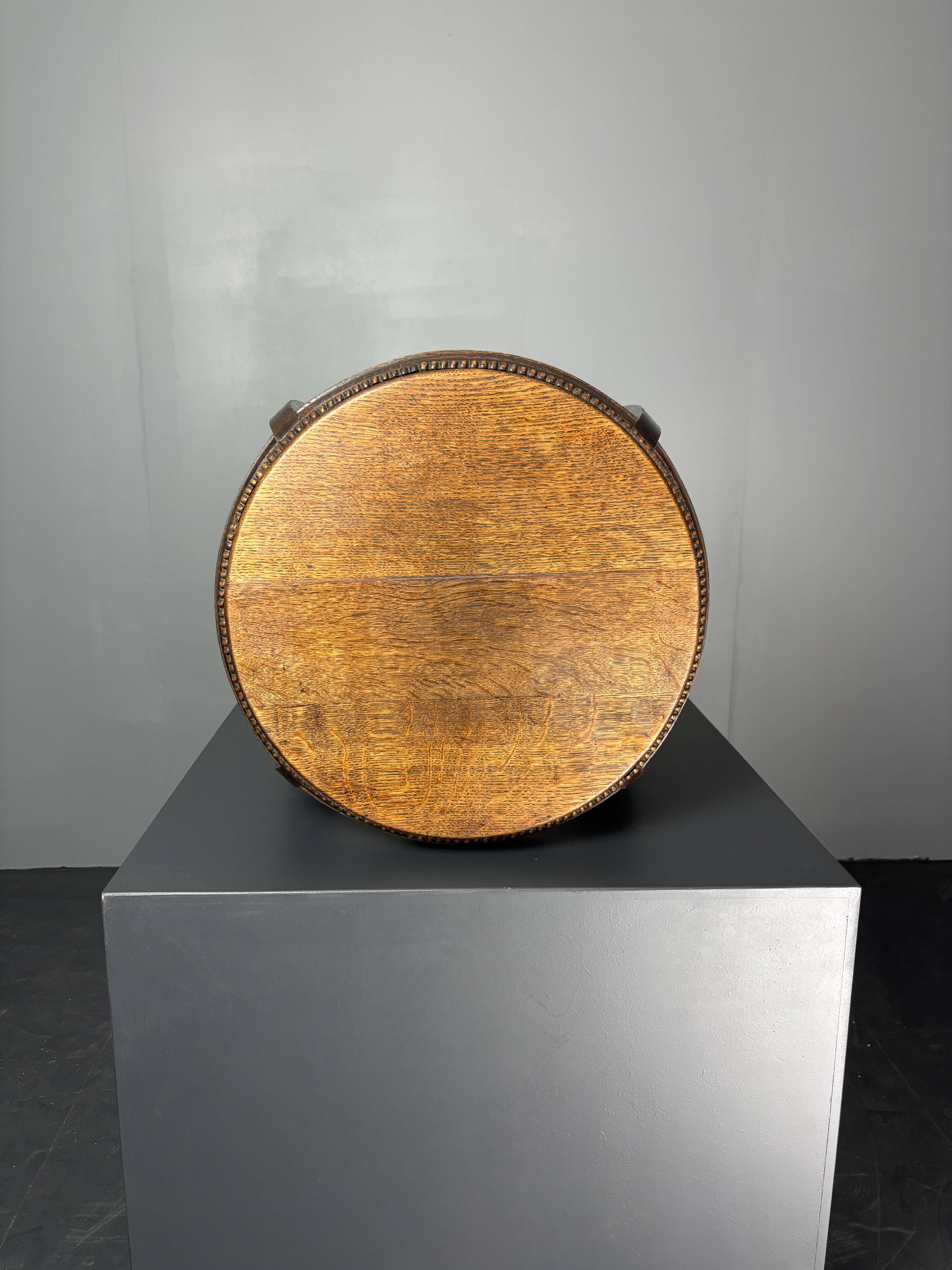 Dutch art deco Amsterdam school side table, 1930s