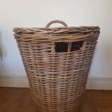 Panier à linge en rotin