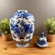 Delft potiche with lid – De Porceleyne Fles – blue decoration
