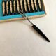 Box of 12 vintage fruit cocktail snail forks