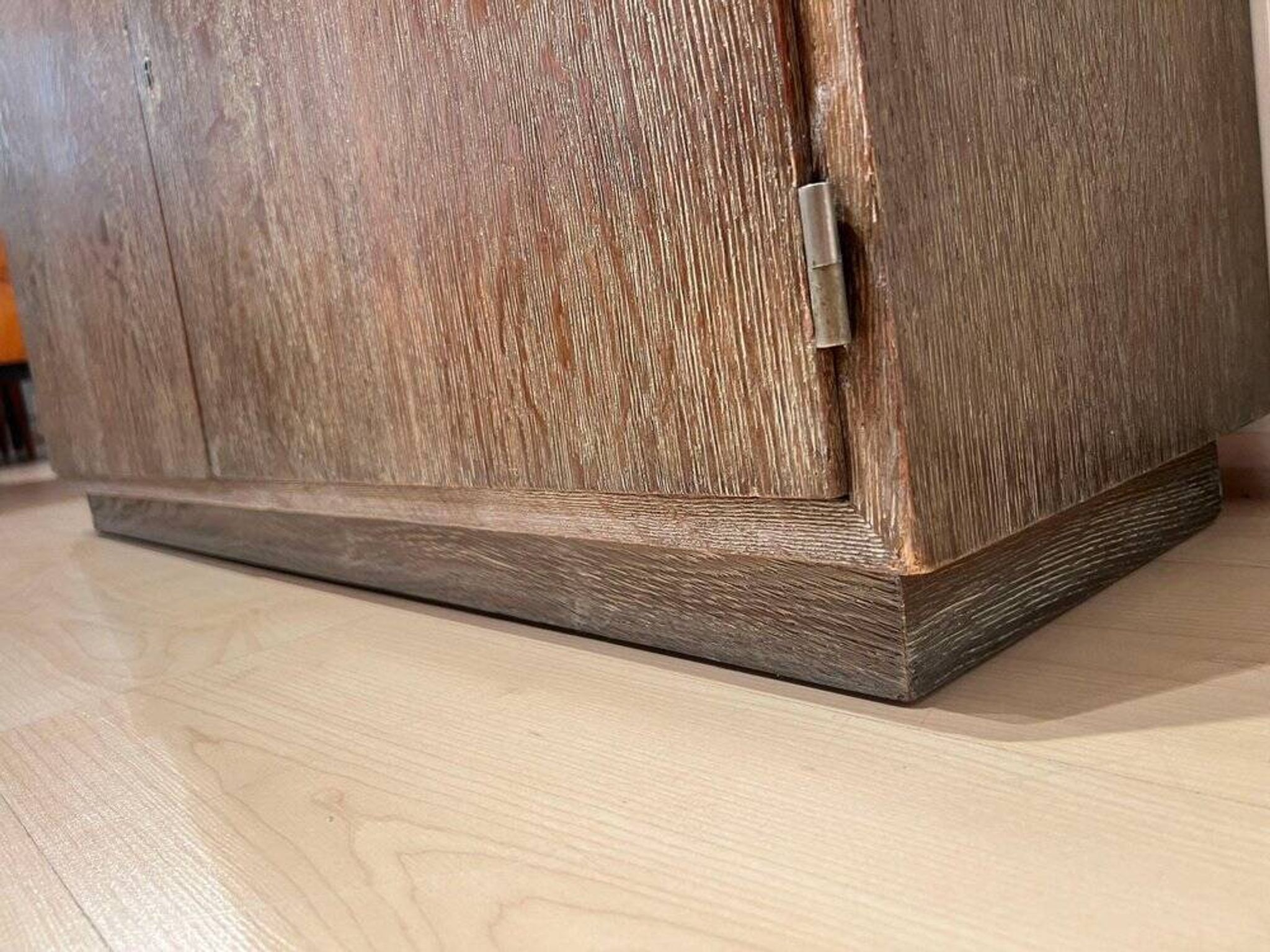 Art Deco Office Cabinet in Limed Oak from De Coene, 1935