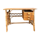 Boomerang Louis Sognot rattan desk