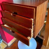 Stroebel vintage tulip foot chest of drawers for Ets Bobois
