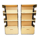 "Space-Age smoked plexiglass library set 1970"