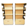 "Space-Age smoked plexiglass library set 1970"