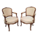 Pair of Louis XVI style armchairs