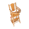 High wooden chair
